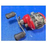 Red Arkansas Razorbacks Baitcasting Fishing Reel