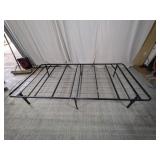Twin Size Black Metal Folding Bed Frame