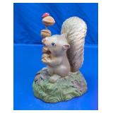 Squirrel Figurine with Nuts Light Feature