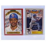 Ruben Sierra & Julio Franco Baseball Cards