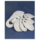 Assorted White Clay Pendant Charms