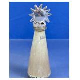 Silver-Tone Bottle w/ Starburst Stopper