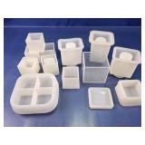 Square and Cube Rubber Resin Molds