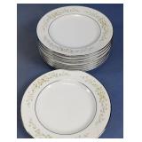 Floral Salad Plates Set