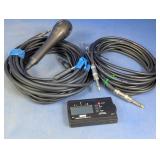 RadioShack Mic, Ibanez Cables & Korg Tuner Lot