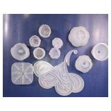 Assorted Floral Silicone Resin Molds