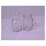 Mini Glass Carafe & Golden Harvest Mason Jar Mug