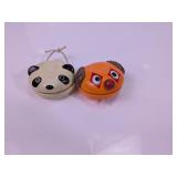 Panda and Clown Finger Castanets Set