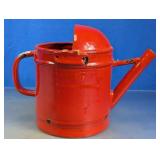 Red Metal Watering Can