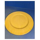 Pier 1 Toscana Gold Hand-Painted Charger Plate