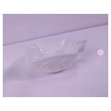 White Milk Glass Gravy Boat
