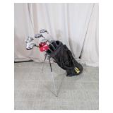 Izzo Golf Stand Bag w/ Assorted Clubs
