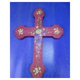 Decorative Floral Wall Cross