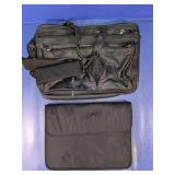 Black Laptop Bag & Sleeve Case Set