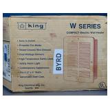 King W Series Electric Wall Heater w/ Box