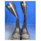 BOSS Black Rubber Work Boots Size 7