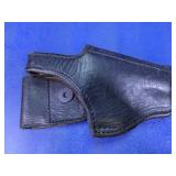 Praha Leather Belt Holster Black Right Hand