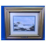 Framed Coastal Landscape Wall Art