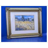 Framed Wheat Field Art Print