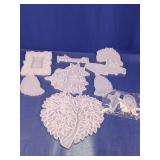 White Silicone Craft Molds Lot