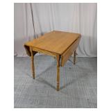 Drop Leaf Wooden Dining Table