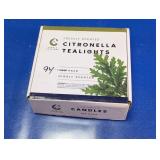 (94)Candle Charisma Citronella Tealights Lot
