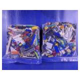Mixed Plastic Building Blocks Lot
