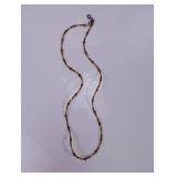 Amber-Tone Beaded Eyeglass Chain Holder