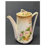 Floral Ceramic Coffee Pot