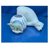 Polar Bear Candle Holder & Decor Set