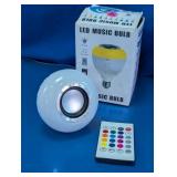 LED Music Bulb w/ Remote