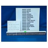 Assorted Decorative Quote Signs