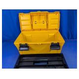 Heavy Duty Plastic Tool Box with Removable Tray