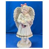 Angel Girl Figurine Holding Doll