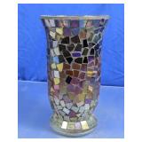 Mosaic Glass Vase