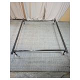 Adjustable Metal Bed Frame w/Casters