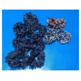 Black Lace & Knit Scrunchie Assortment