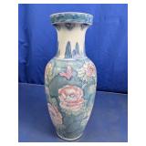Floral Butterfly Ceramic Vase