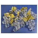 Clear Grape Cluster Ornaments
