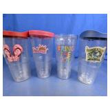 Tervis Insulated Clear Tumbler Cup Lot