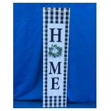 Buffalo Check Home Wall Sign