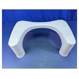 White Plastic Squatting Toilet Footstool