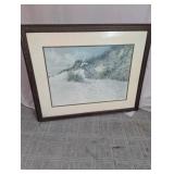 Framed Coastal Scene Print by Carolyn Elish