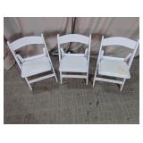 White Folding Chair Set