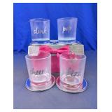 Ulta Party Glasses & Coasters in Gift Box Set