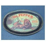 Vintage Dr Pepper Lion Metal Tip Tray