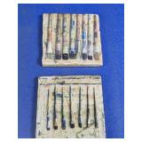 Paint Brush Tile Coaster Set