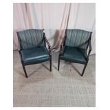 Vintage Accent Armchairs Duo