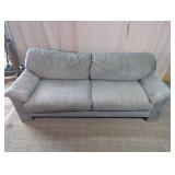 Gray Upholstered Sofa Couch