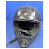Black Full-Face Motorcycle Helmet